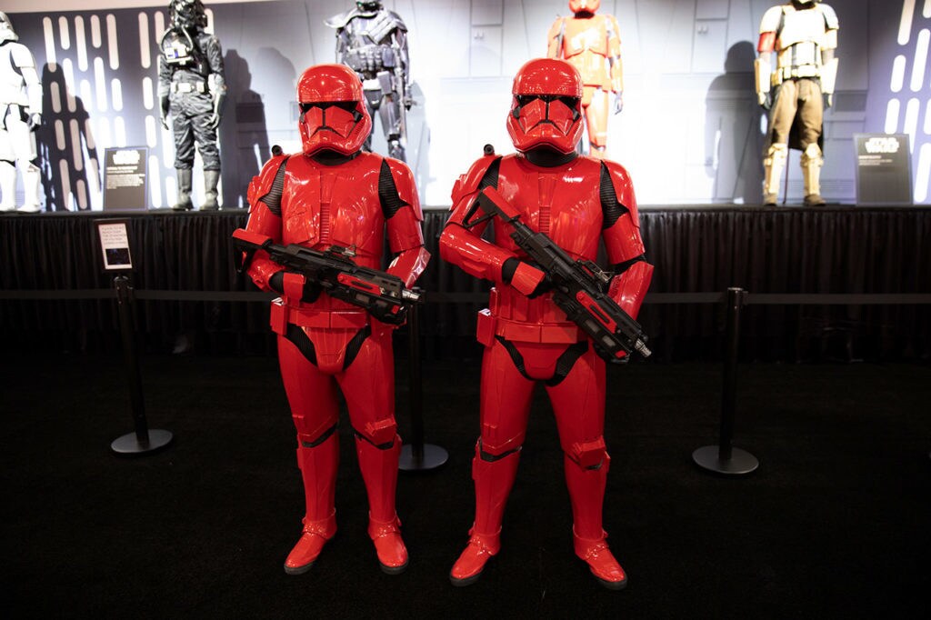 Sith trooper cosplayers on patrol at SDCC 2019