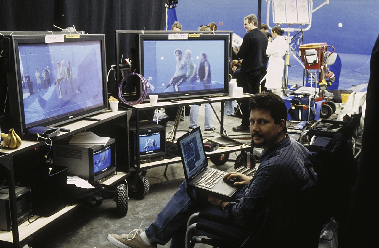 John Knoll working on visual effects behind the scenes