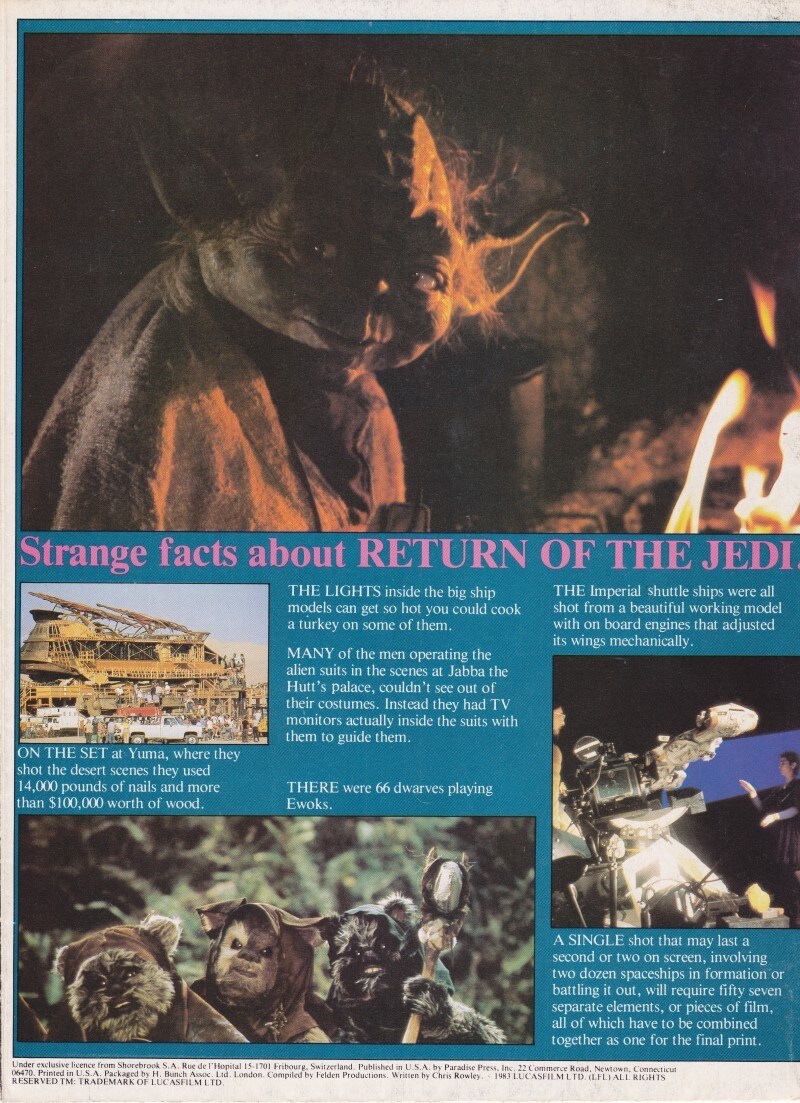 Return of the Jedi - Backcover