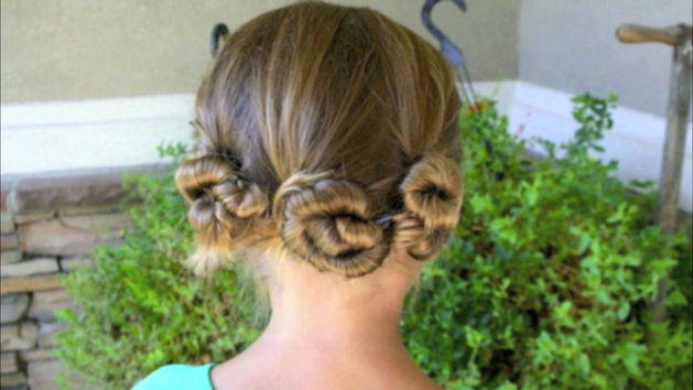Terrific Triple Twist and Pin Hair!