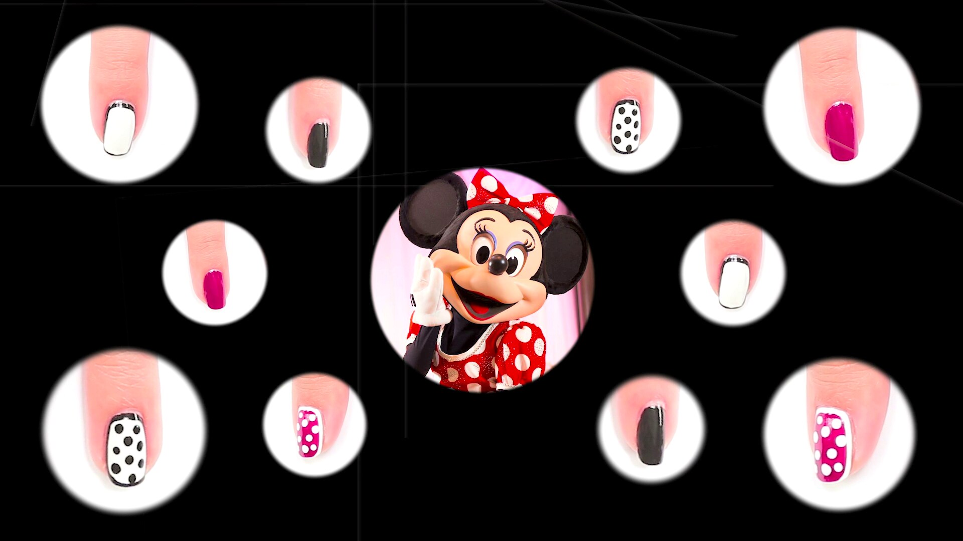 Minnie Mouse Style Manicure | Tips | Disney Style