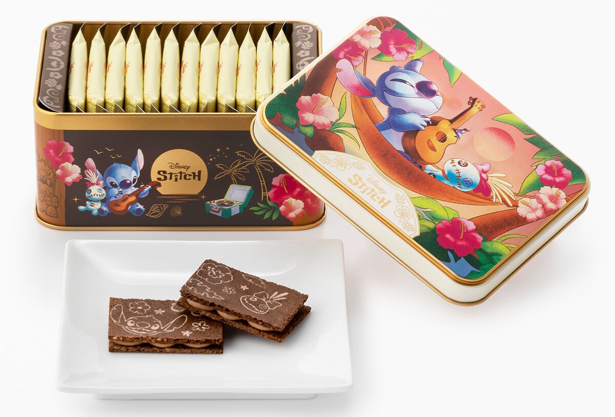 スティッチ／マカダミアチョコレートサンド スペシャル缶(12枚入)