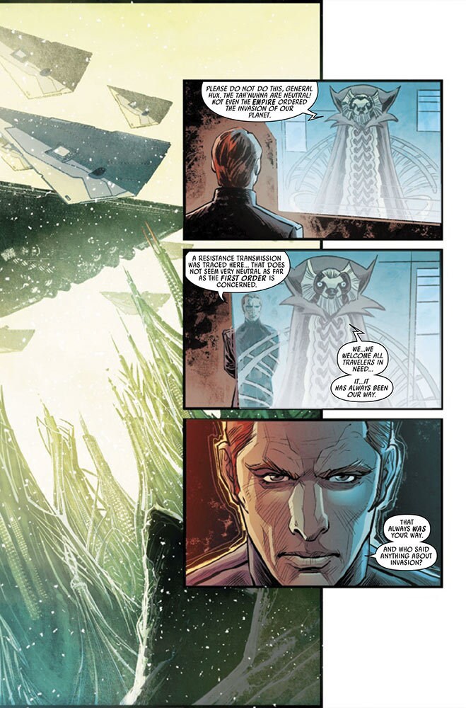 A page from Journey to Star Wars: The Rise of Skywalker — Allegiance issue #1.