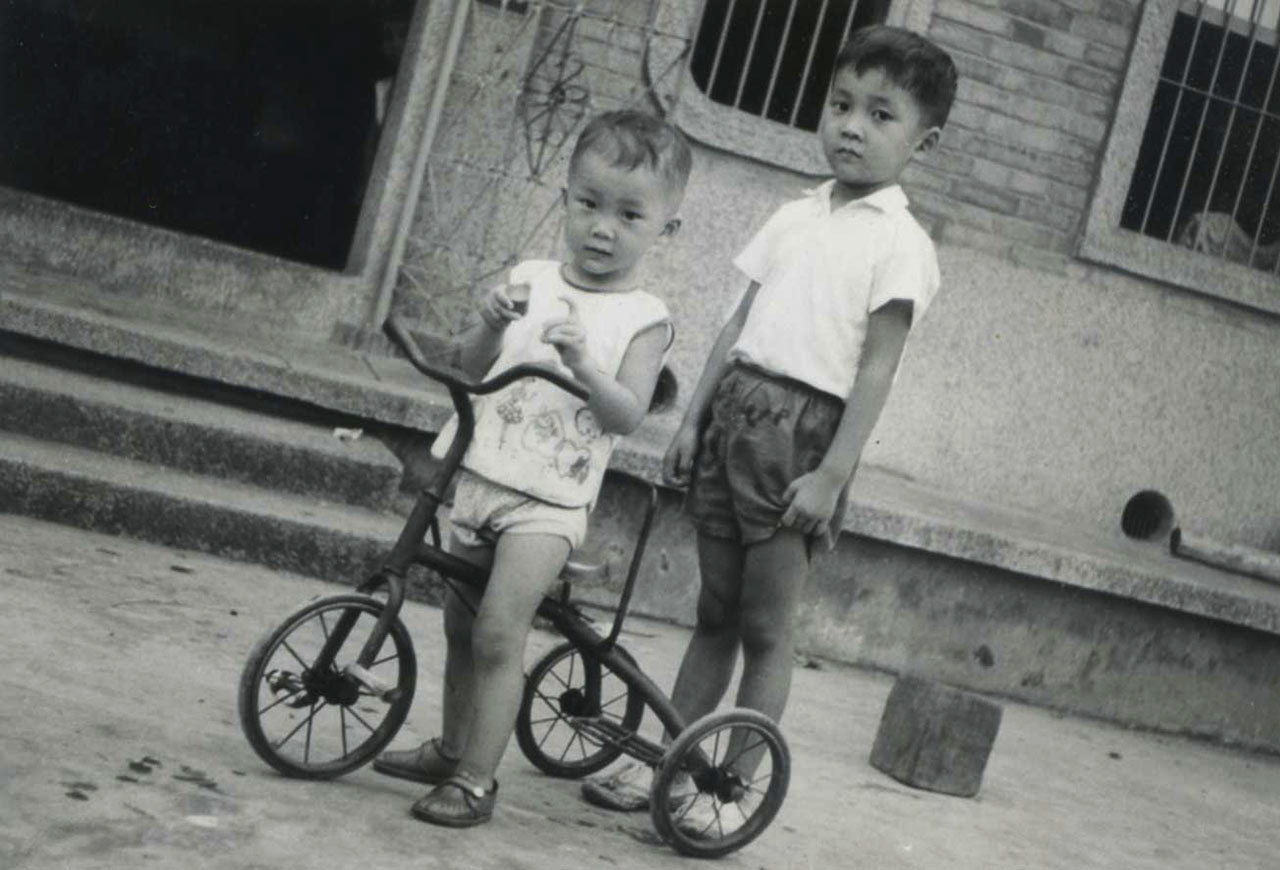 The Chiang brothers, Doug (left) and Sid (right), in Taiwan.