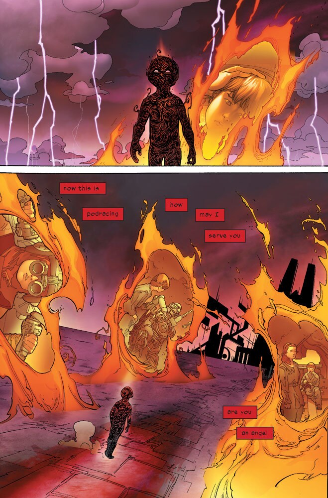Darth Vader revisits his past in a vision in Darth Vader #25.