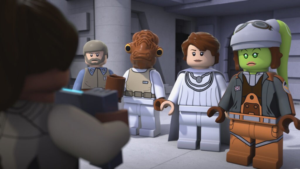 Admiral Ackbar, Mon Mothma, and Hera Syndulla appear in The Freemaker Adventures.