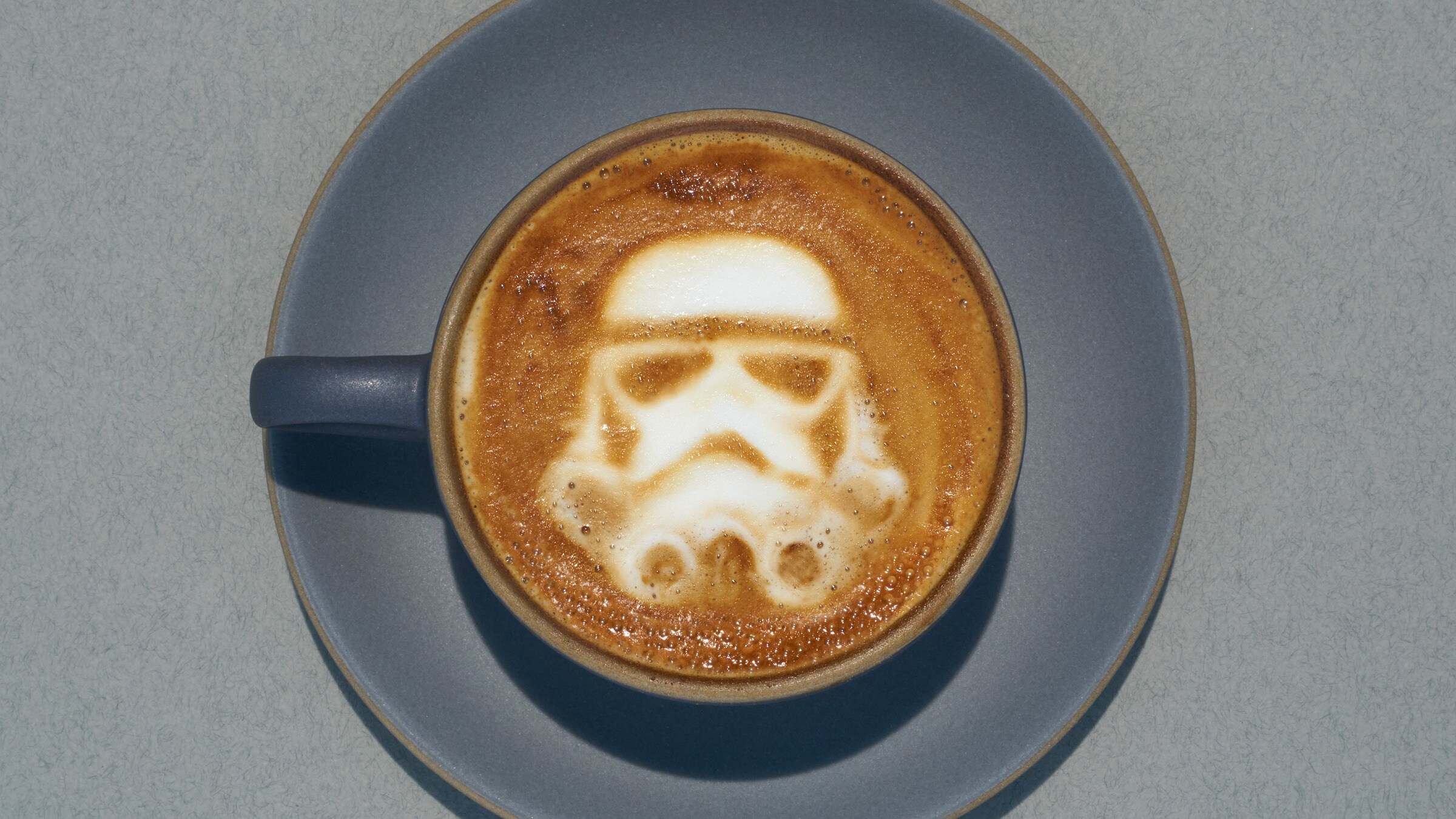 Stormtrooper latte art