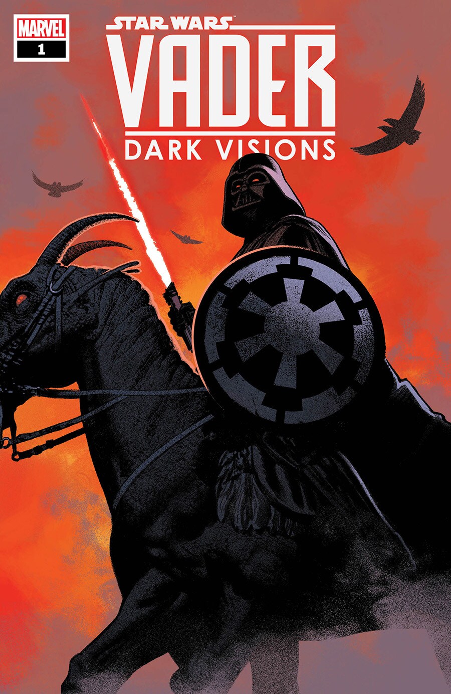 The cover of Vader - Dark Visions issue 1.