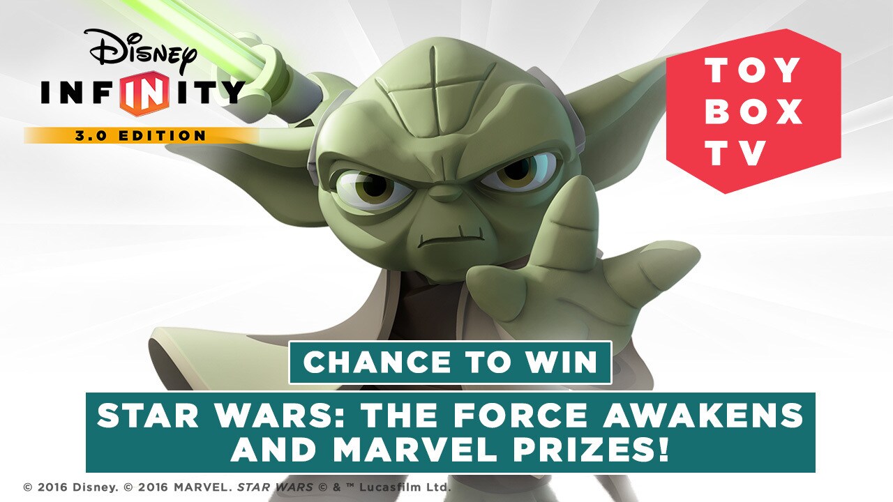 Ep. 108 - Chance to Win Star Wars: The Force Awakens and Marvel Prizes | Disney Infinity Toy Box TV