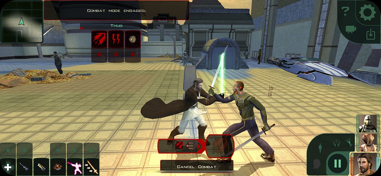 Star Wars Knights Of Old Republic Android HD Gameplay