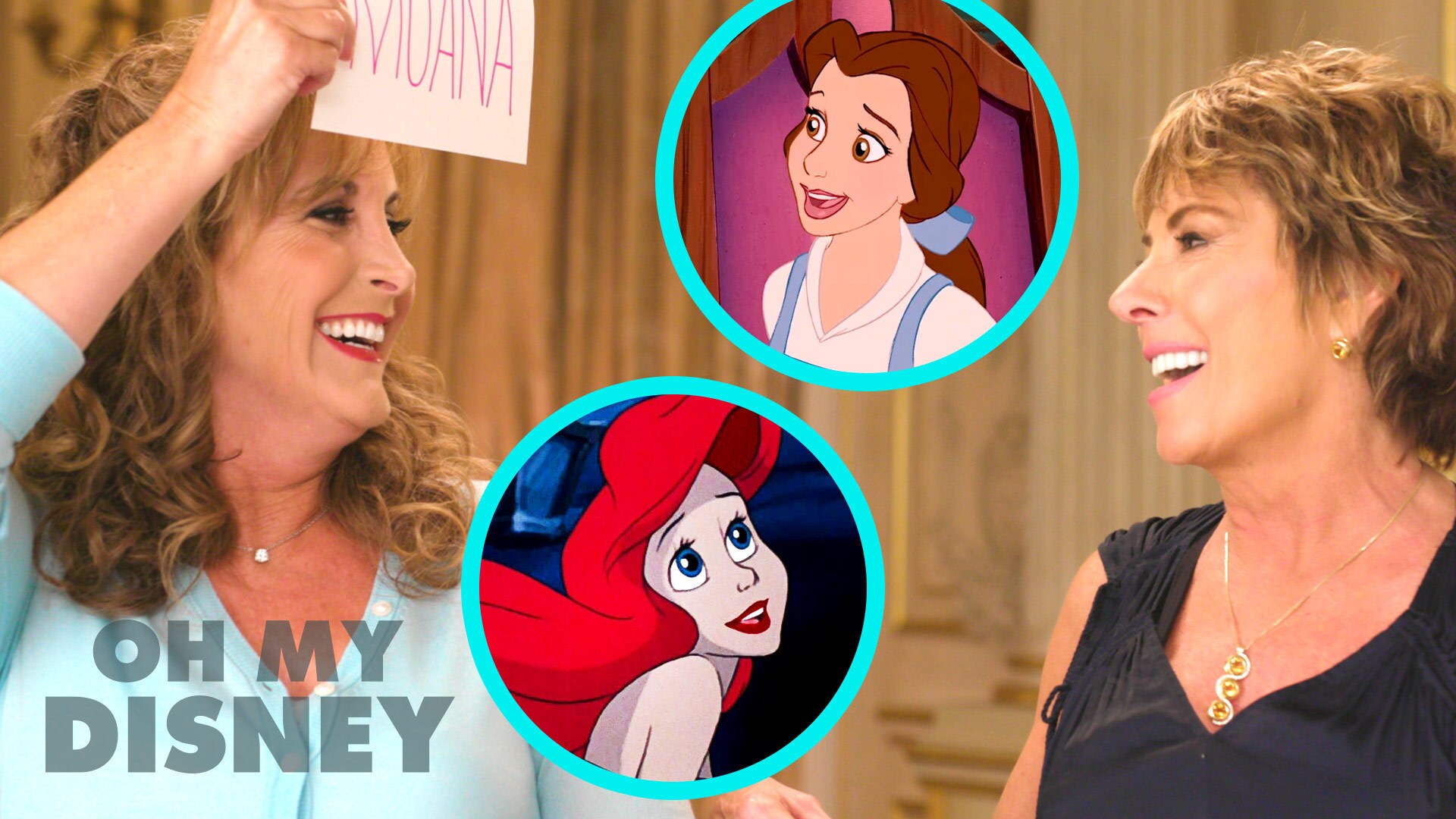 Jodi Benson and Paige O’Hara Try to Guess Disney Princesses in 10 Seconds | Oh My Disney