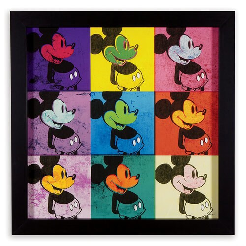 Mickey Mouse ''Pop Art Mickey'' Framed Silkscreen on Archival Paper by ...