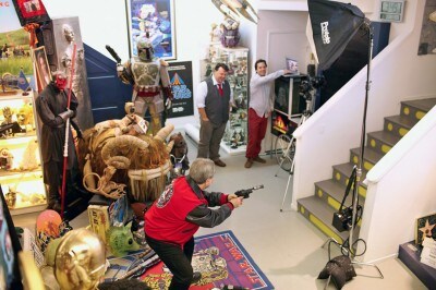 Once all the items were assembled, there were dozens of different kinds of set-ups that were shot.