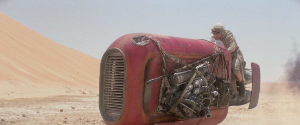 The Force Awakens - Rey's speeder