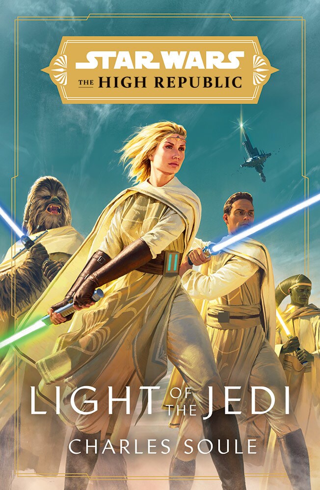 Avar Kriss and other Jedi on the cover of Star Wars: The High Republic - Light of the Jedi.