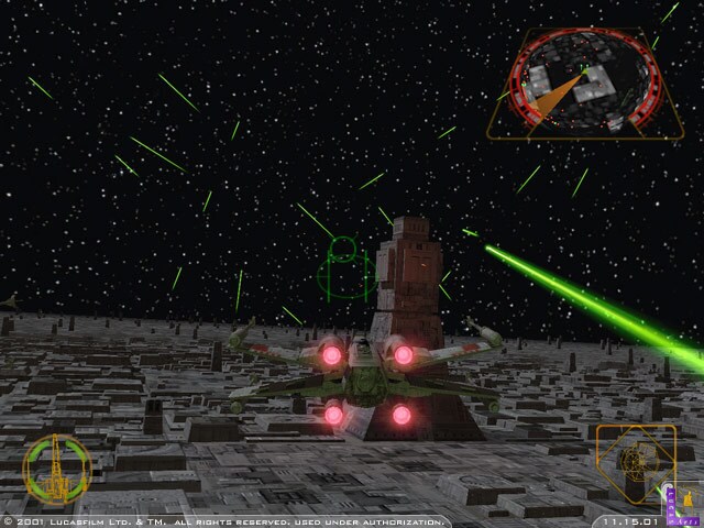 Death Star battle in Star Wars: Rogue Squadron - Rogue Leader