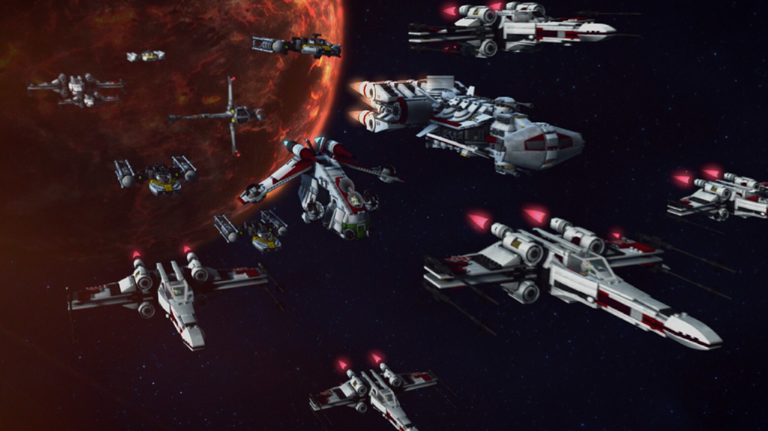 LEGO Star Wars: The New Yoda Chronicles - Republic ships