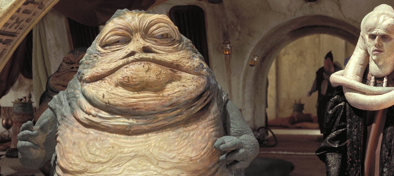 Jabba the Hutt during the Boonta Eve Classic