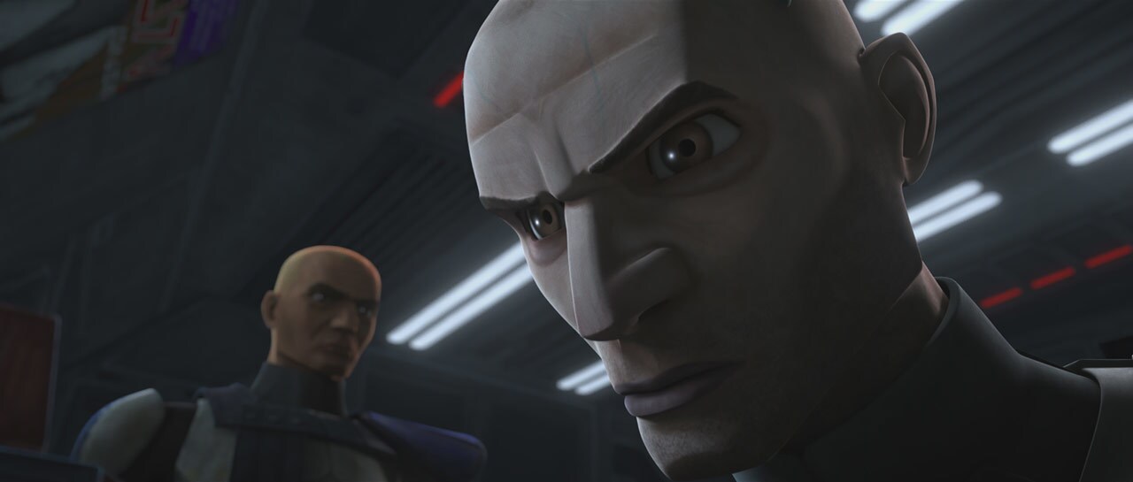 Rex and Echo in the Star Wars: The Clone Wars episode "Unfinished Business"