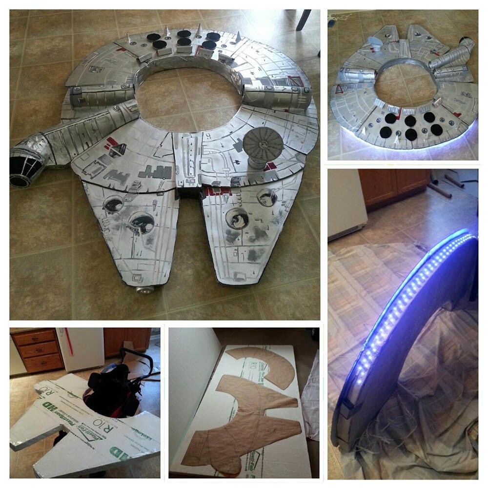 Lesley McDonald makes her own Star Wars Halloween costumes for her son, Brandon.