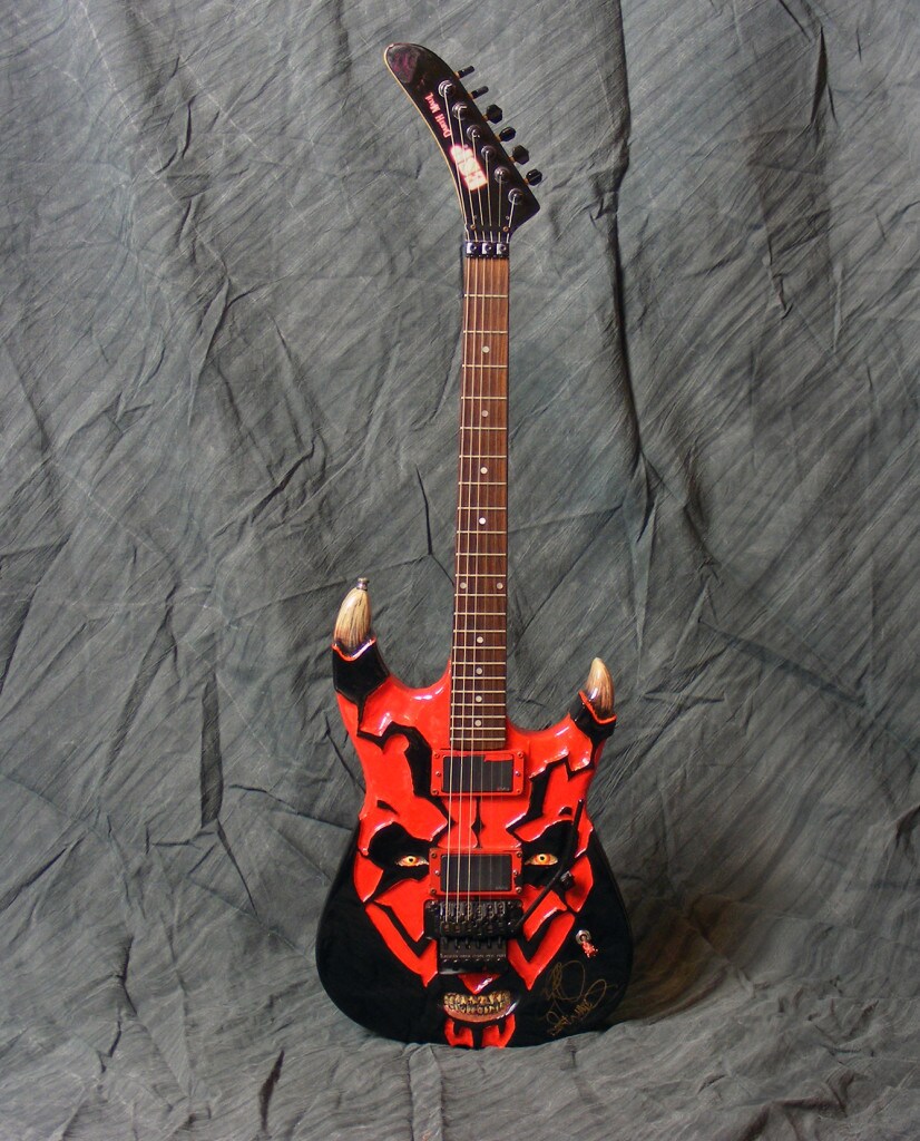 Darth Maul custom guitar