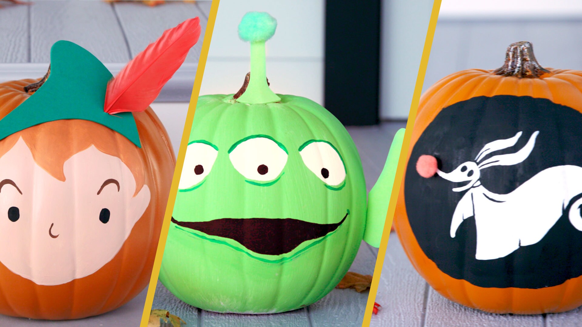 Disney-Themed Painted Pumpkins | Disney DIY by Disney Family