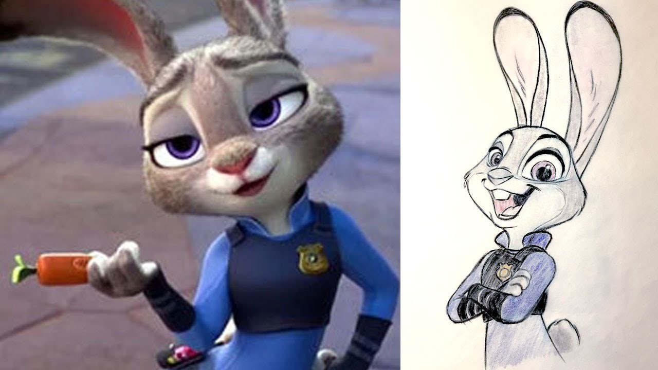 How to Draw Judy Hopps from Disney's Zootopia | Quick Draw