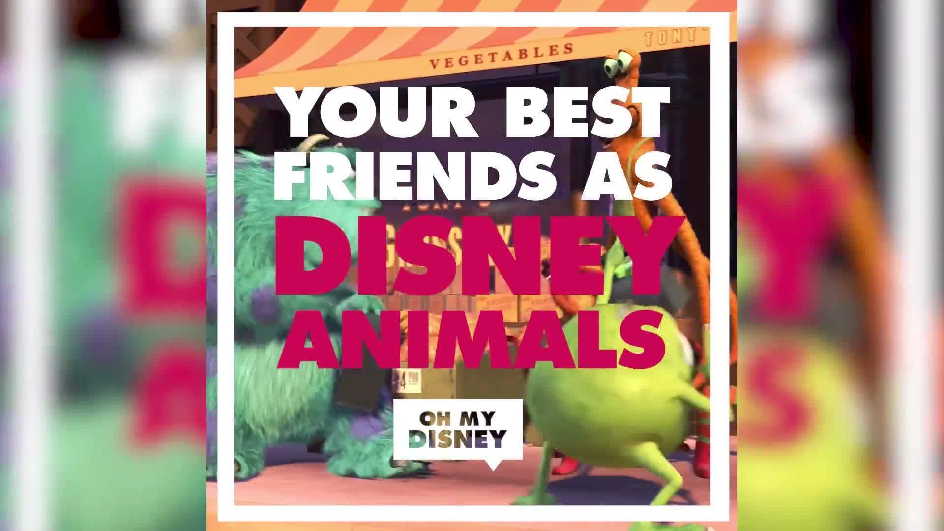 If Your Best Friends Were Disney Animals | Oh My Disney