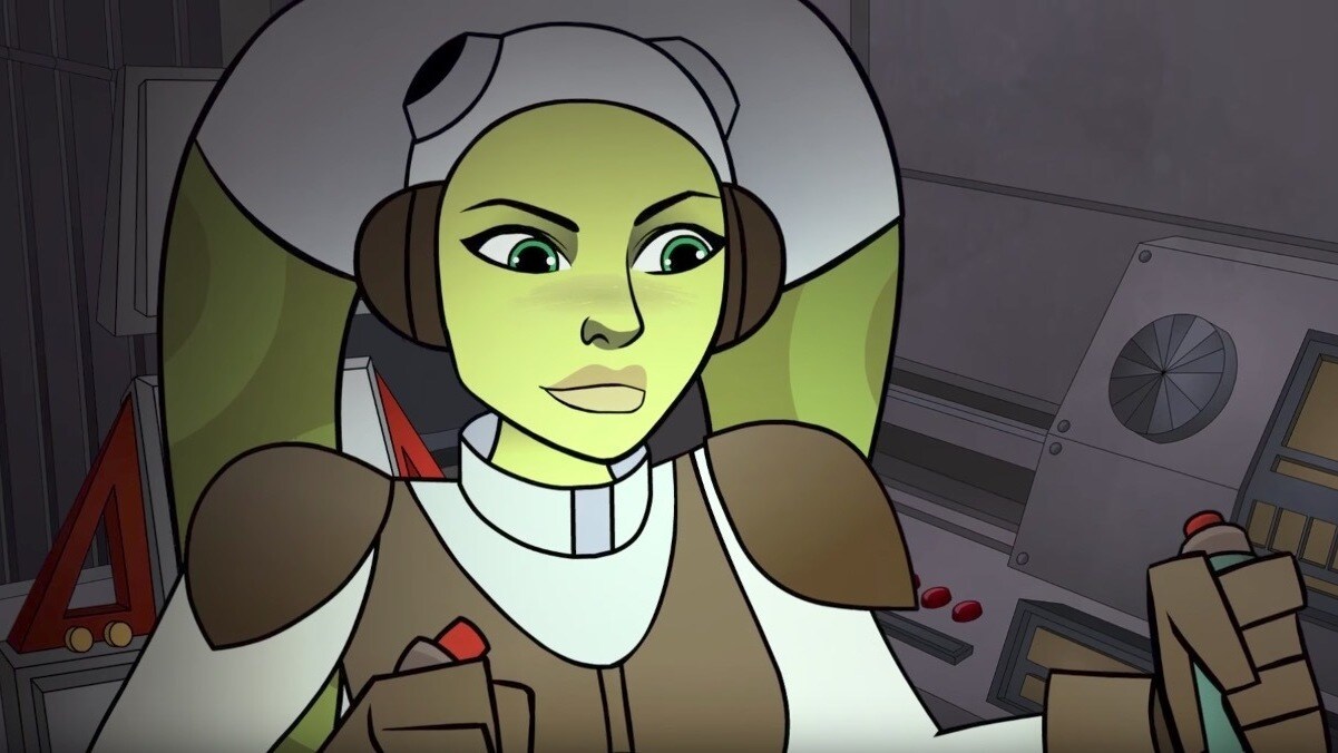 Hera Syndulla pilots a ship in Forces of Destiny.