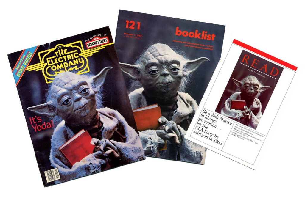 Yoda READ poster magazines