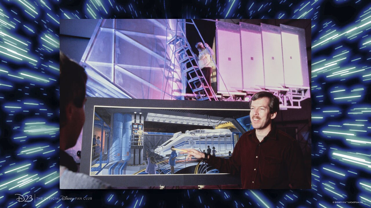 Concept art from Star Tours