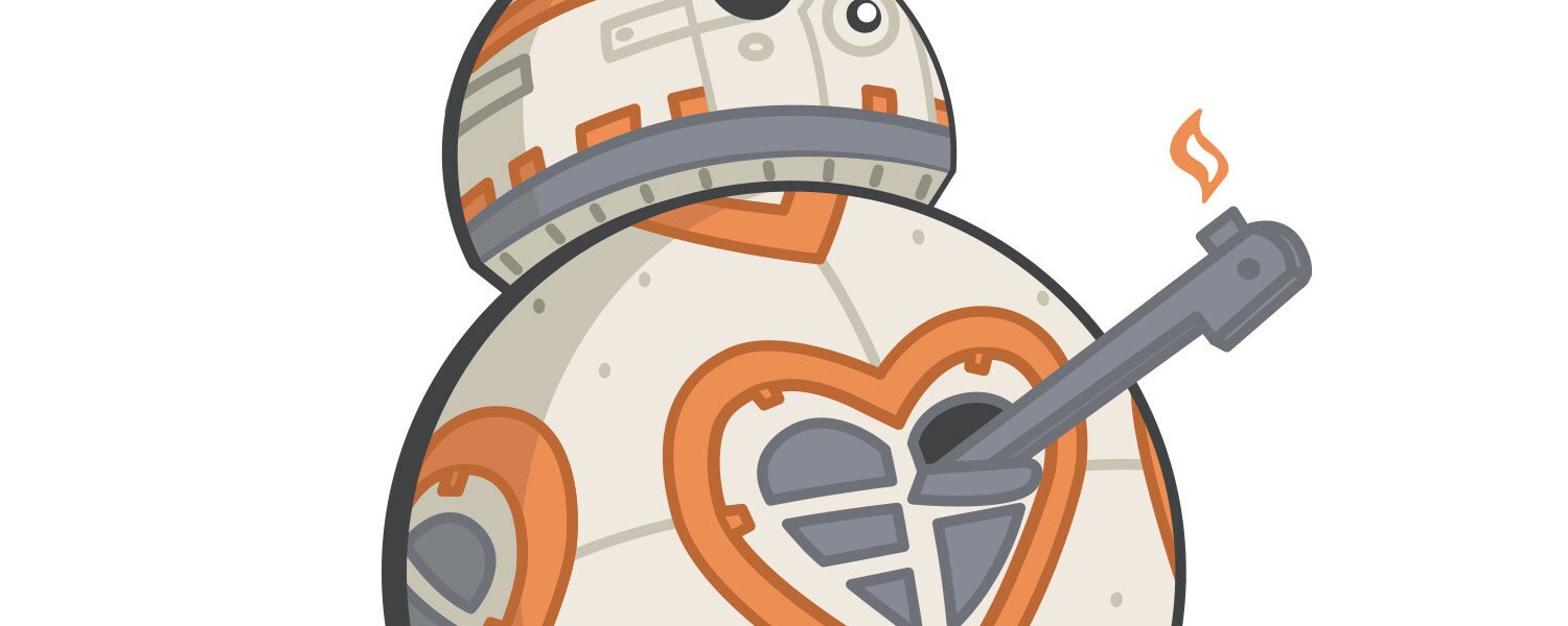 BB-Mine! Enjoy StarWars.com's Star Wars: The Force Awakens Valentines