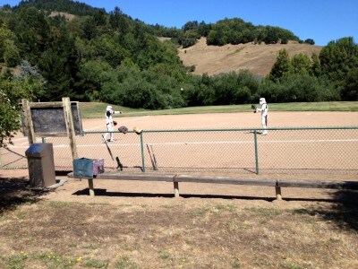 Stormtroopers Playing Baseball