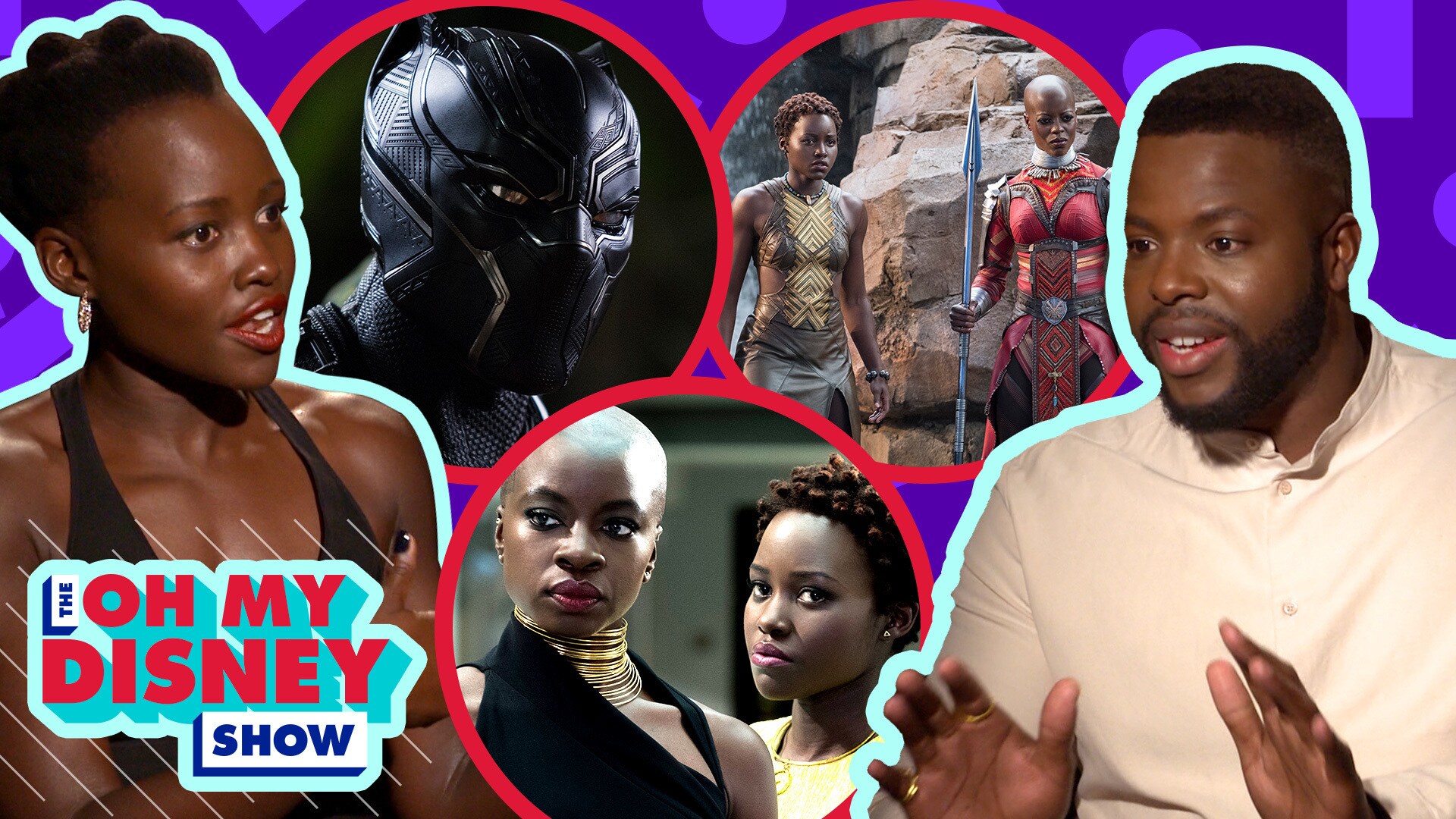 The Cast of Black Panther Tells Us Their Favorite on Set Moments | Oh My Disney Show by Oh My Disney