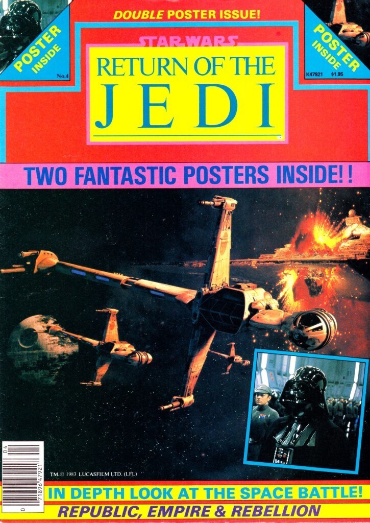 Return of the Jedi poster magazine #4 cover