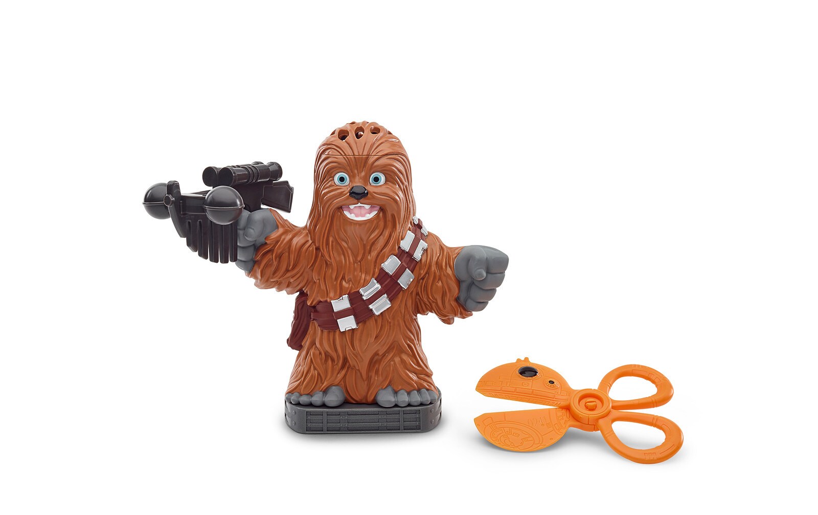 A Play-Doh Chewbacca Set, complete with BB-8 scissors.