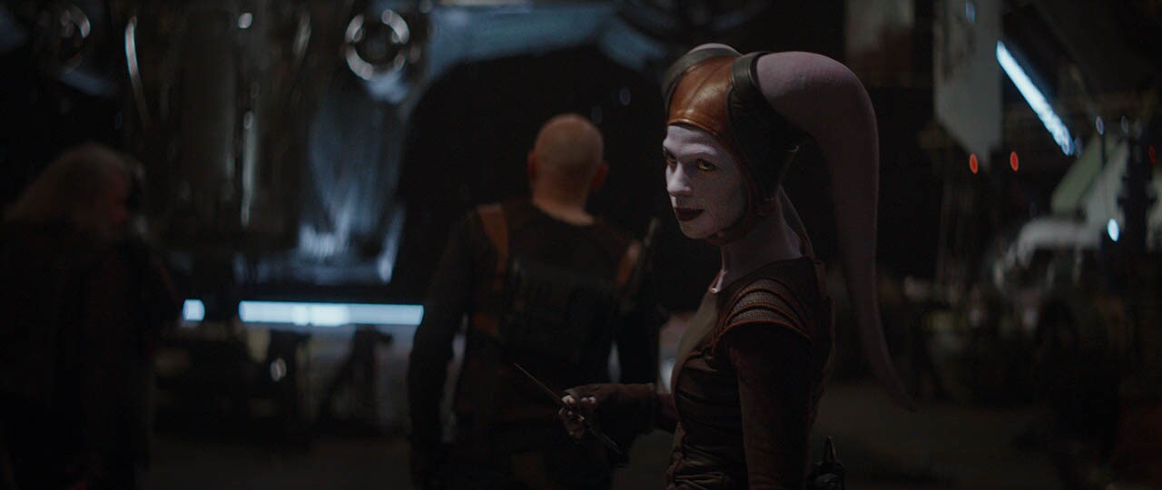 A scene from The Mandalorian.