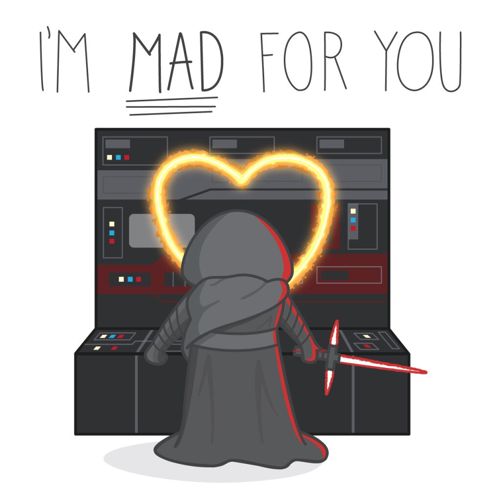 Star Wars: The Force Awakens valentine