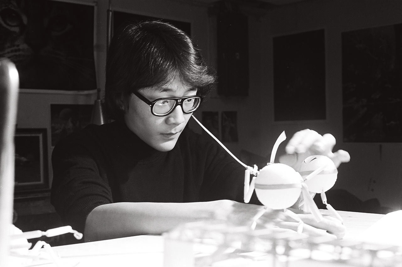 A 16-year-old Doug Chiang toils in the family basement, bringing his own characters to life with stop motion in 1978.