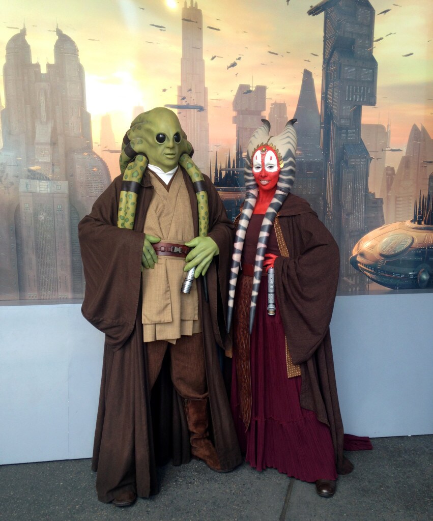 Kit Fisto and Shaak Ti at Star Wars Weekends