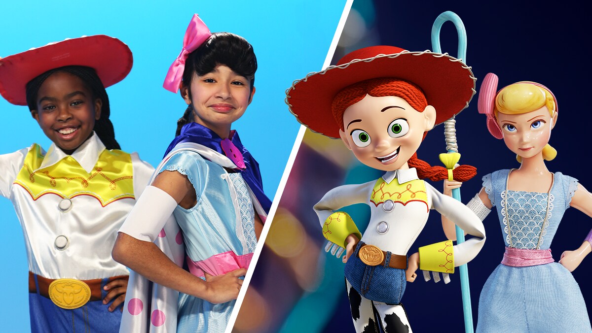 Toy Story 4 Hair Tutorial: Bo Peep & Jessie | Disney Family