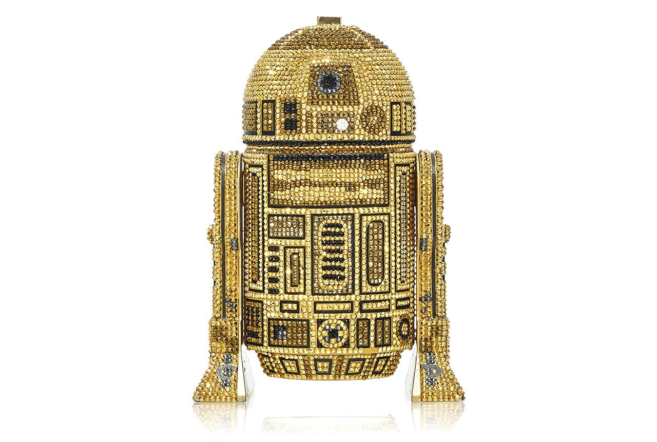 Judith Leiber's R2-D2 Gold bag