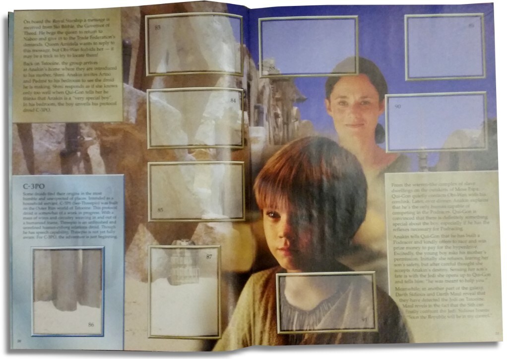 Star Wars: The Phantom Menace sticker book - spotlight