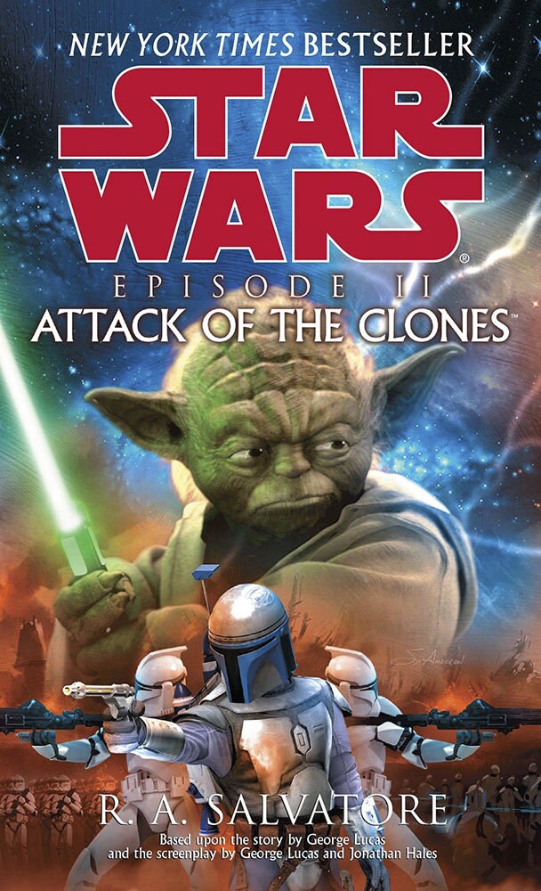 Star Wars: Attack of the Clones alt cover with Yoda