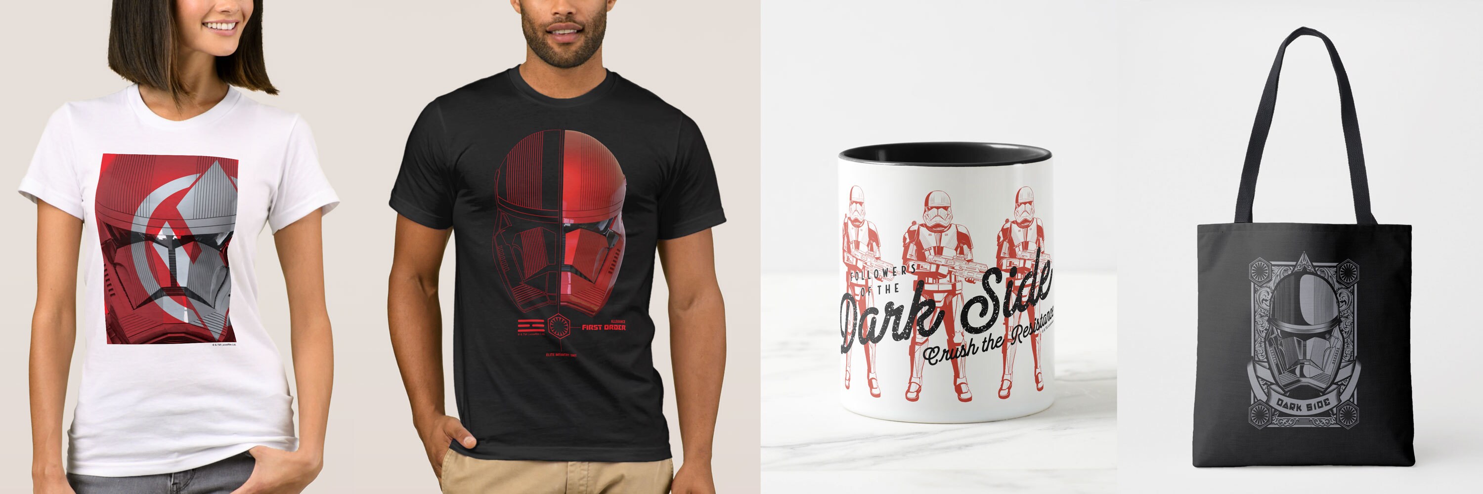 Zazzle Sith Trooper t-shirts, mug, and tote