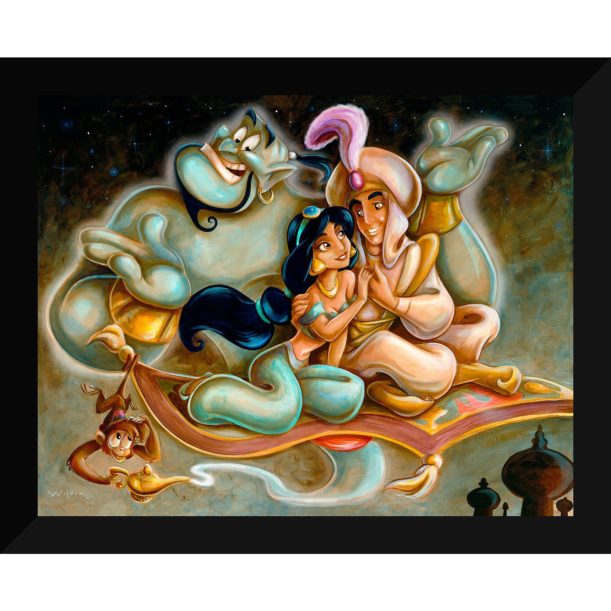 Aladdin and Jasmine Giclée by Darren Wilson