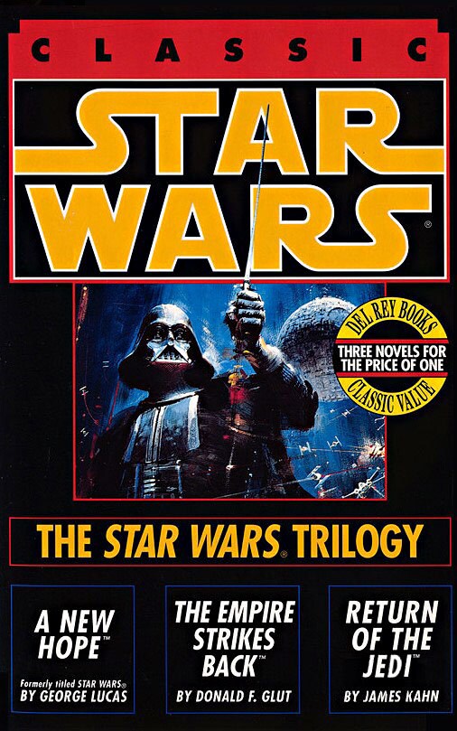 Darth Vader appears on the slipcase for the Classic Star Wars Trilogy book collection.