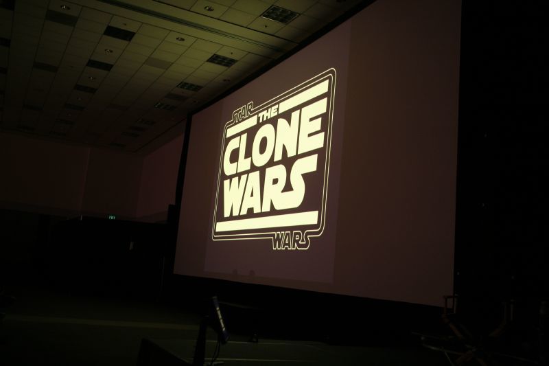 Star Wars: The Clone Wars is revealed at Celebration IV.
