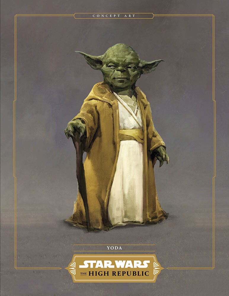 Star Wars: The High Republic Yoda temple attire concept art