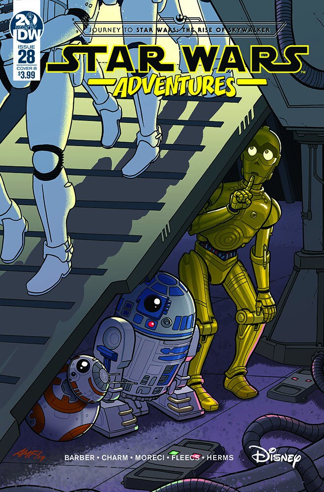 The cover of Star Wars Adventures #28.